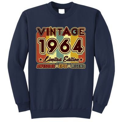 Vintage 1964 60th Birthday Limited Edition Awesome Epic Legend Sweatshirt