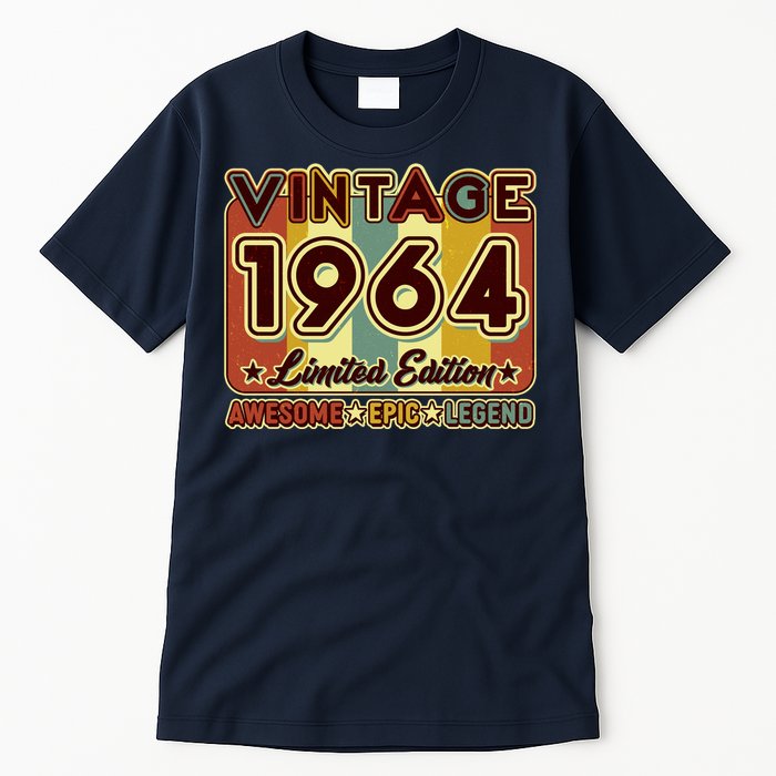 Vintage 1964 60th Birthday Limited Edition Awesome Epic Legend Tall T-Shirt