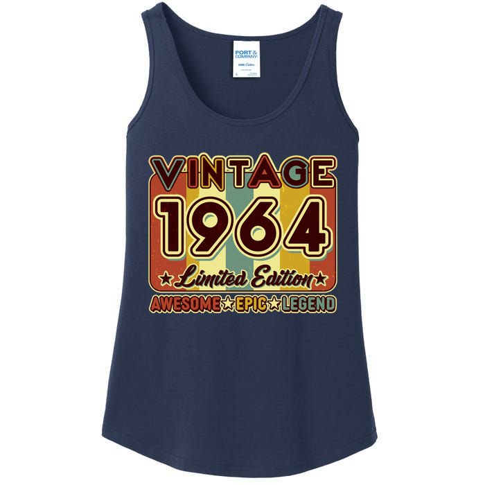 Vintage 1964 60th Birthday Limited Edition Awesome Epic Legend Ladies Essential Tank