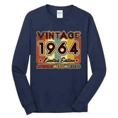 Vintage 1964 60th Birthday Limited Edition Awesome Epic Legend Tall Long Sleeve T-Shirt