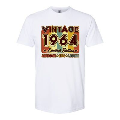 Vintage 1964 60th Birthday Limited Edition Awesome Epic Legend Softstyle® CVC T-Shirt