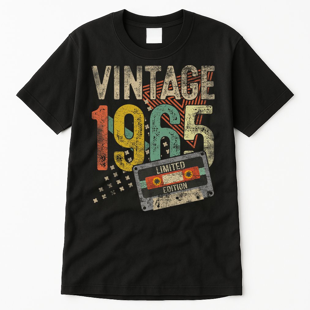 Vintage 1965 60th Birthday 60 Year Old Tall T-Shirt