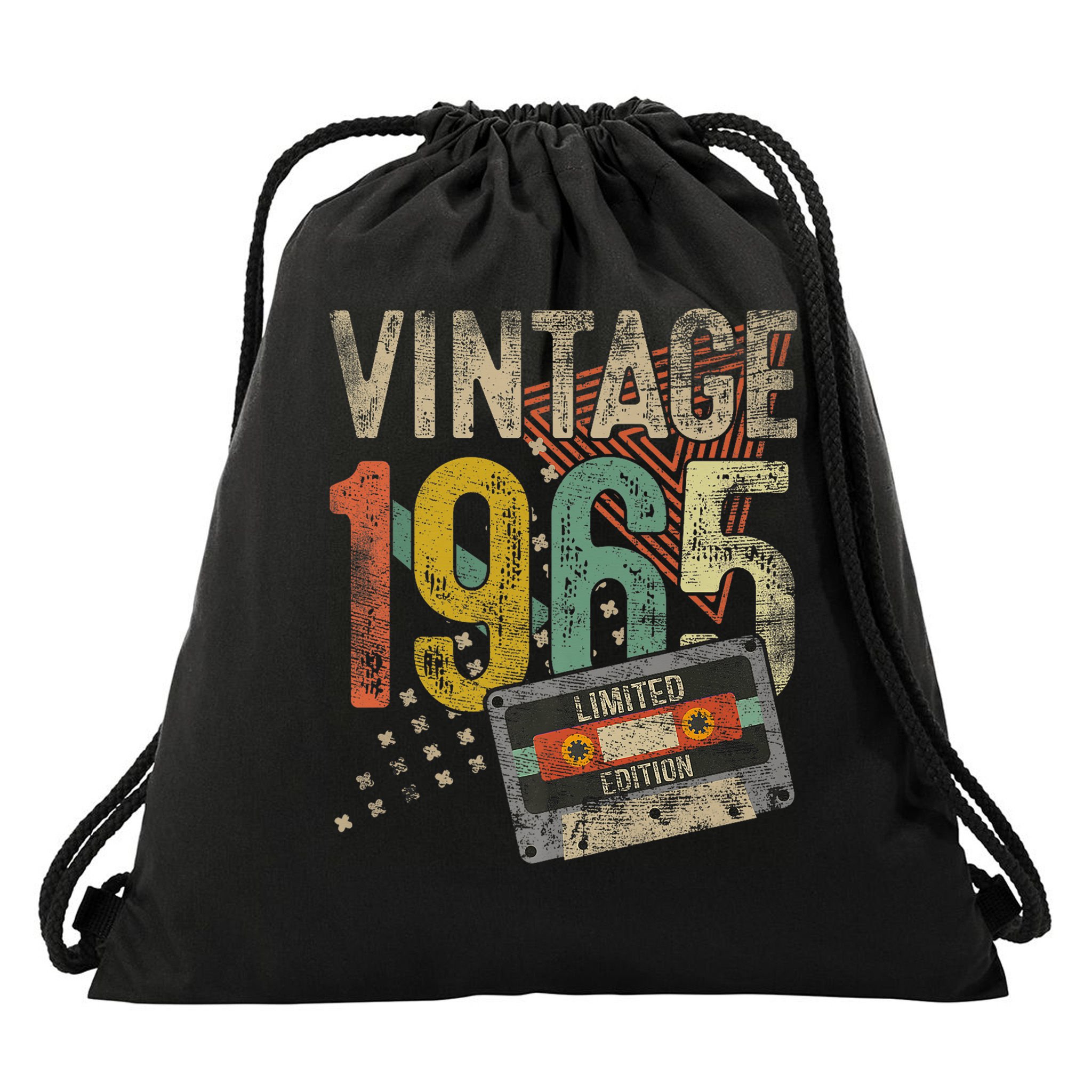 Vintage 1965 60th Birthday 60 Year Old Drawstring Bag