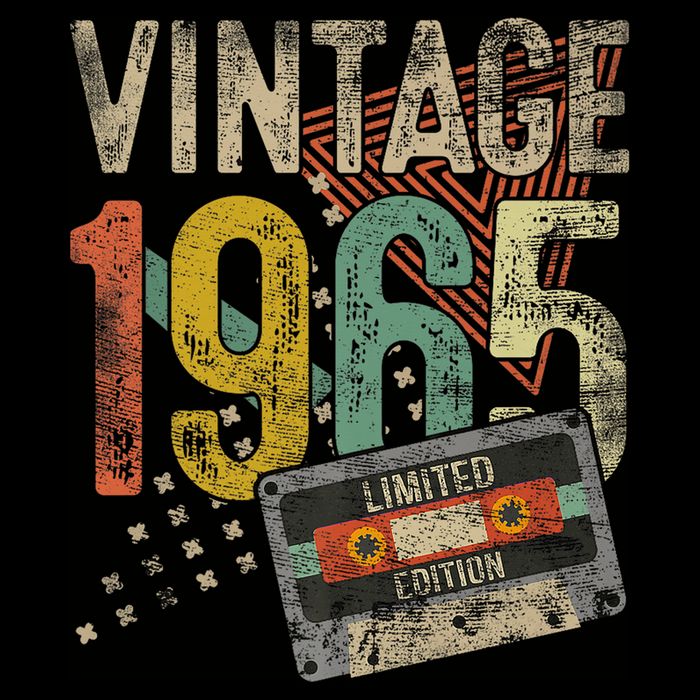 Vintage 1965 60th Birthday 60 Year Old Toddler T-Shirt