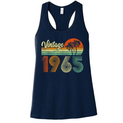 Vintage 1965 60th Birthday 60 Years Old Retro Womens Tank Top
