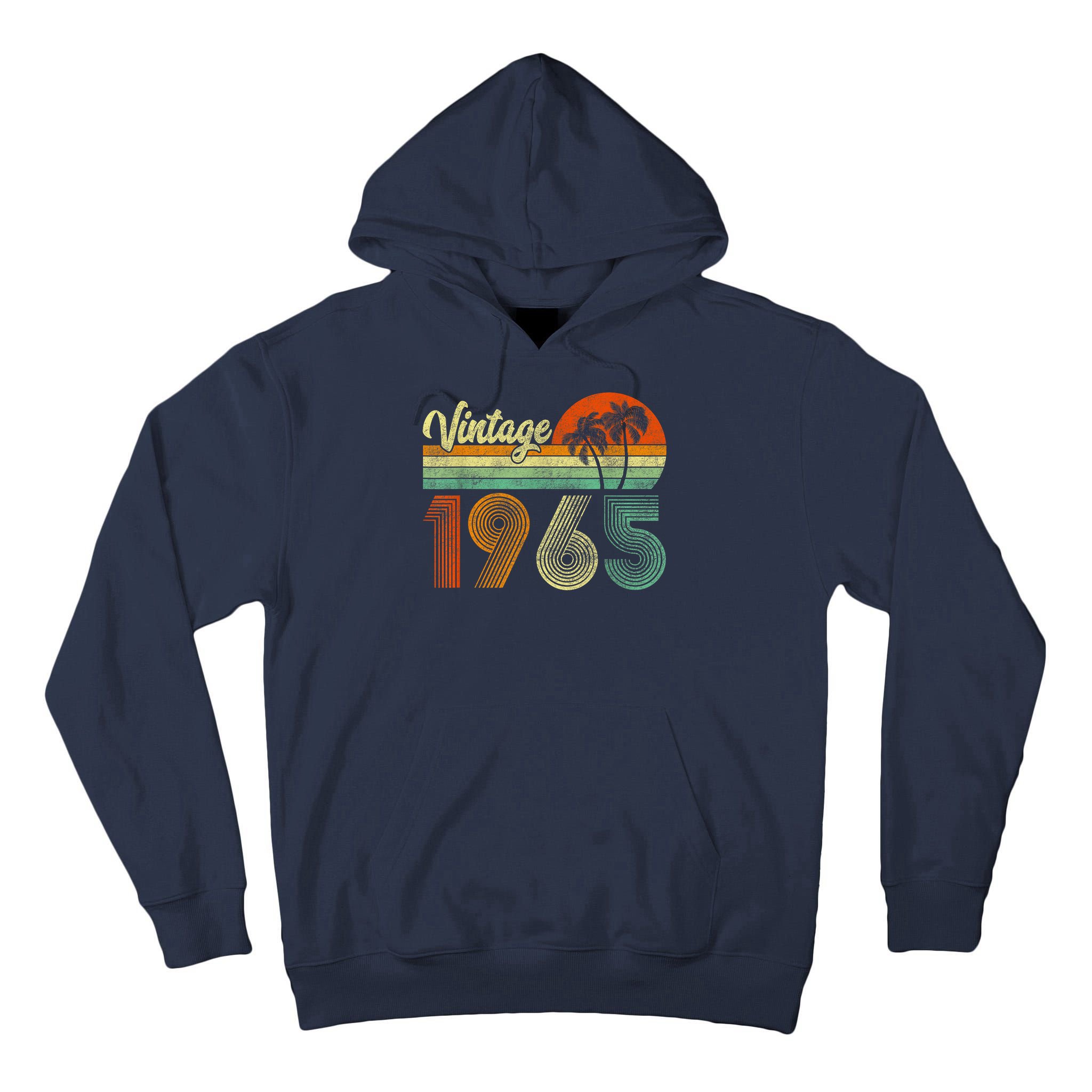 Vintage 1965 60th Birthday 60 Years Old Retro Tall Hoodie