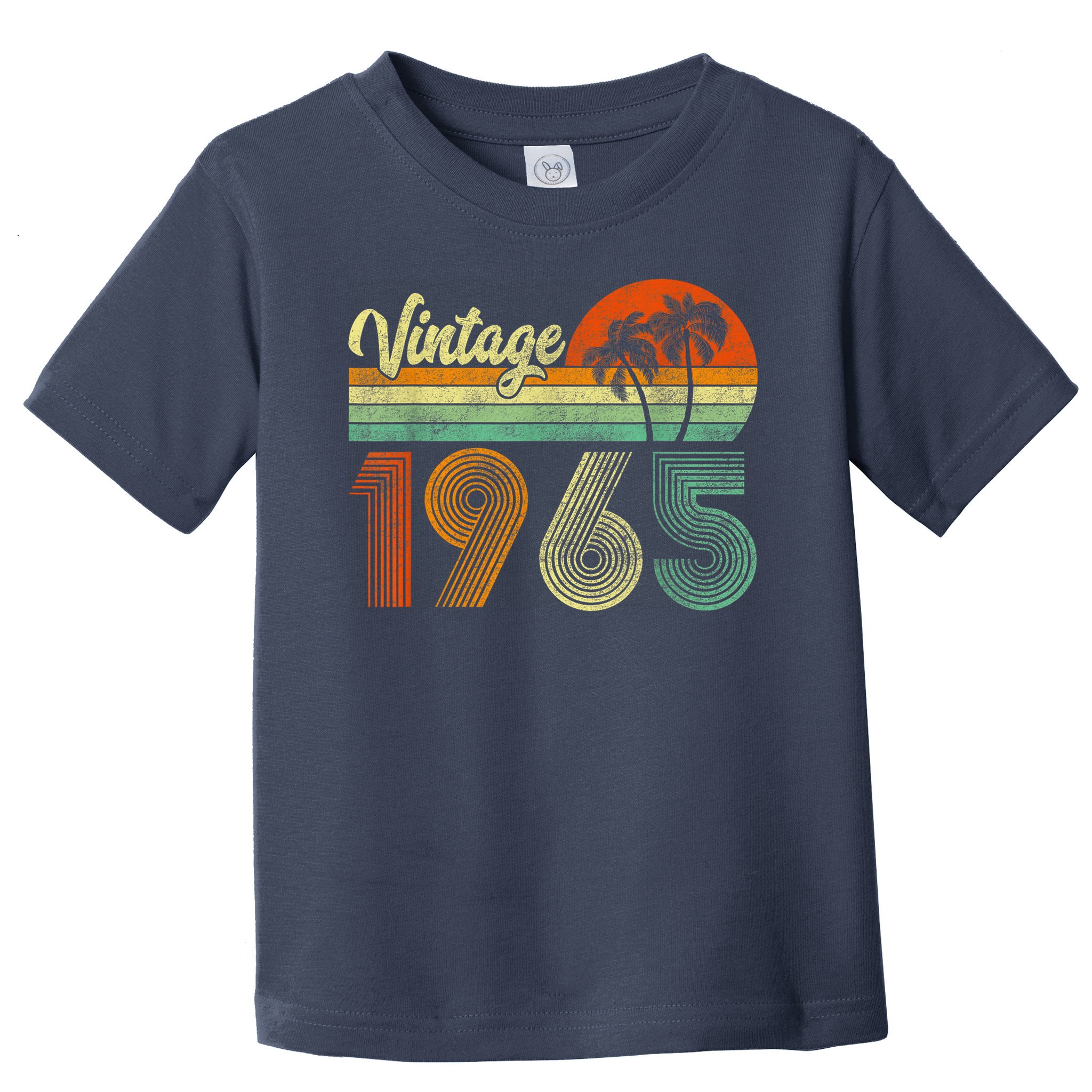 Vintage 1965 60th Birthday 60 Years Old Retro Toddler T-Shirt
