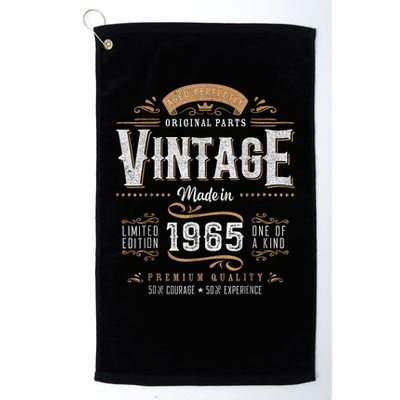 Vintage 1965 60th Birthday Retro 60 Year Old Boy Golf Towel