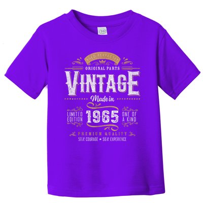 Vintage 1965 60th Birthday Retro 60 Year Old Boy Toddler T-Shirt