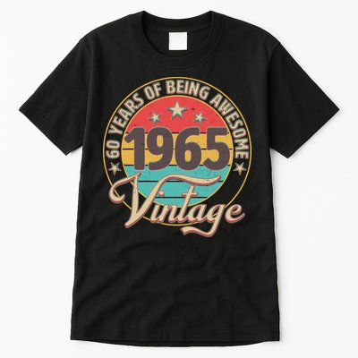 Vintage 1965 60 Years Of Being Awesome Tall T-Shirt