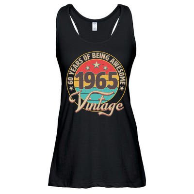 Vintage 1965 60 Years Of Being Awesome Ladies Essential Flowy Tank