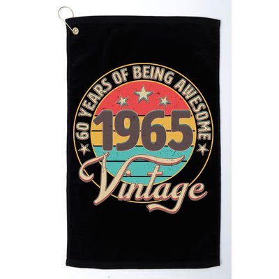 Vintage 1965 60 Years Of Being Awesome Golf Towel