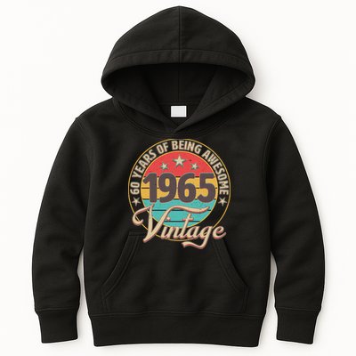 Vintage 1965 60 Years Of Being Awesome Kids Hoodie