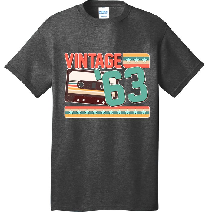 Vintage 1963 60th Birthday Cassette Tape T-Shirt