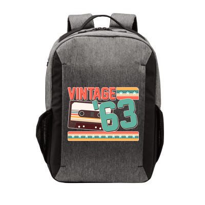 Vintage 1963 60th Birthday Cassette Tape Vector Backpack