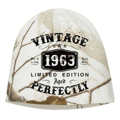 Vintage 1963 60 Years Old 60th Birthday Gifts Kati - Camo Knit Beanie