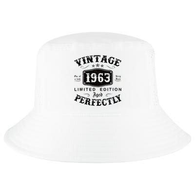 Vintage 1963 60 Years Old 60th Birthday Gifts Cool Comfort Performance Bucket Hat