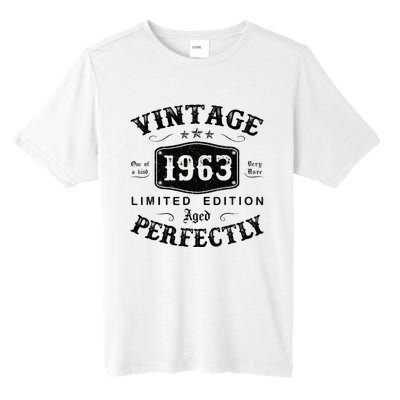 Vintage 1963 60 Years Old 60th Birthday Gifts Tall Fusion ChromaSoft Performance T-Shirt