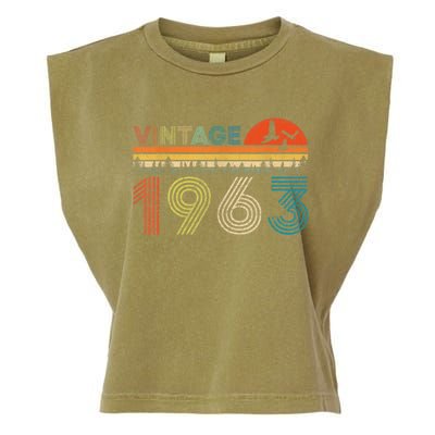 Vintage 1963 60 Years Old 60th Birthday Gifts For M.e.n WoM.e.n Garment-Dyed Women's Muscle Tee