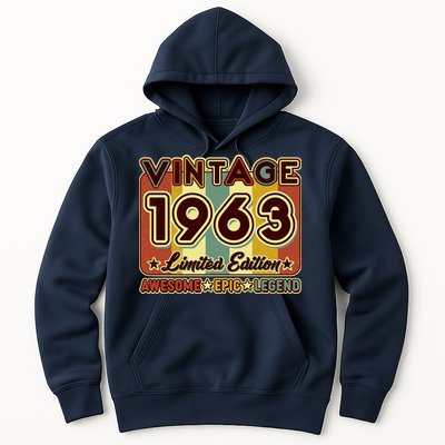 Vintage 1963 60th Birthday Limited Edition Awesome Epic Legend Hoodie