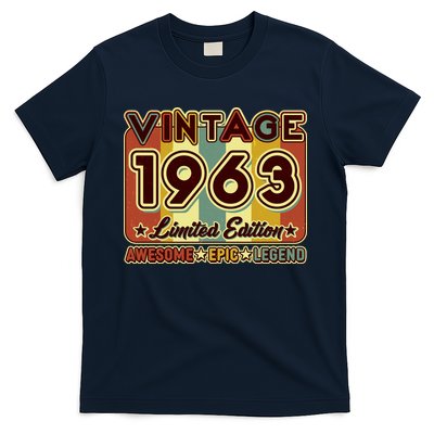 Vintage 1963 60th Birthday Limited Edition Awesome Epic Legend T-Shirt