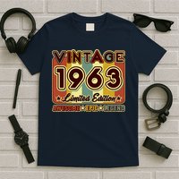 Vintage 1963 60th Birthday Limited Edition Awesome Epic Legend T-Shirt
