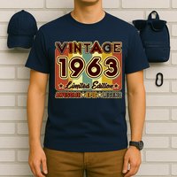 Vintage 1963 60th Birthday Limited Edition Awesome Epic Legend T-Shirt