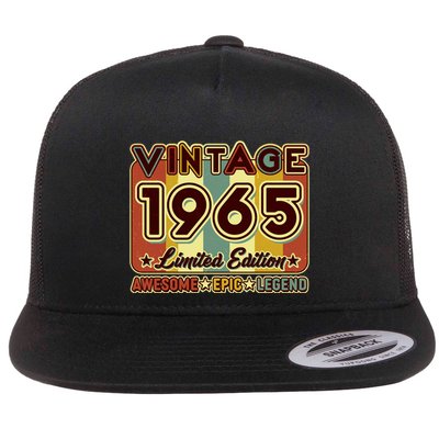 Vintage 1965 60th Birthday Limited Edition Awesome Epic Legend Flatbill Hat