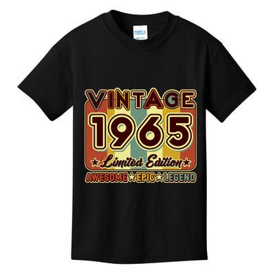 Vintage 1965 60th Birthday Limited Edition Awesome Epic Legend Kids T-Shirt
