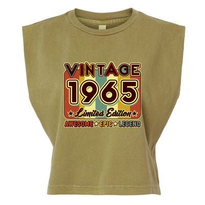 Vintage 1965 60th Birthday Limited Edition Awesome Epic Legend Garment-Dyed Women's Muscle Tee