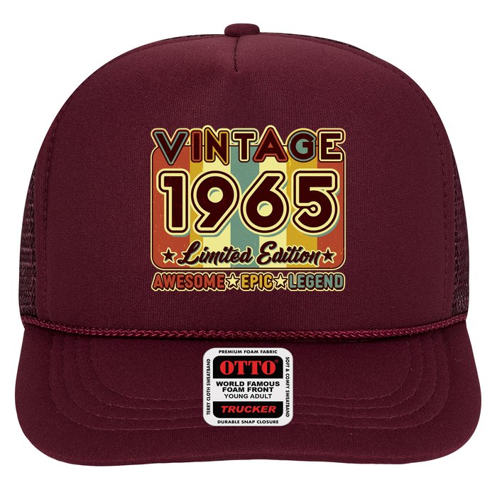 Vintage 1965 60th Birthday Limited Edition Awesome Epic Legend Trucker Hat