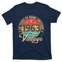 Vintage 1963 60 Years Of Being Awesome T-Shirt