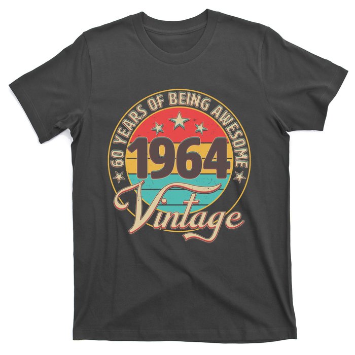 Vintage 1964 60 Years Of Being Awesome T-Shirt