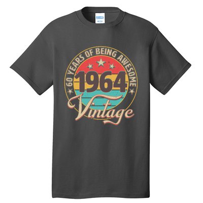 Vintage 1964 60 Years Of Being Awesome Tall T-Shirt