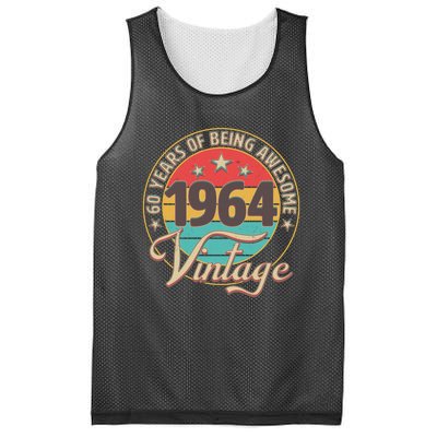 Vintage 1964 60 Years Of Being Awesome Mesh Reversible Basketball Jersey Tank