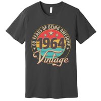 Vintage 1964 60 Years Of Being Awesome Premium T-Shirt