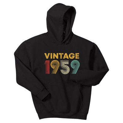 Vintage 1959 64th Birthday Gift 64 Years Old Kids Hoodie