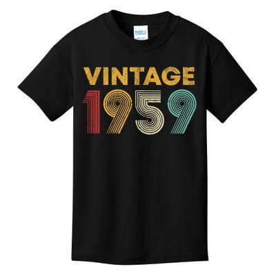 Vintage 1959 64th Birthday Gift 64 Years Old Kids T-Shirt