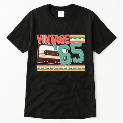 Vintage 1965 60th Birthday Cassette Tape Tall T-Shirt