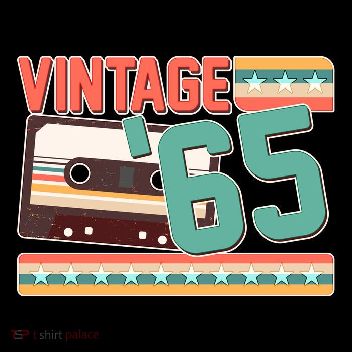 Vintage 1965 60th Birthday Cassette Tape Impact Tech Backpack