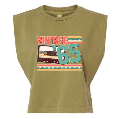 Vintage 1965 60th Birthday Cassette Tape Garment-Dyed Women's Muscle Tee