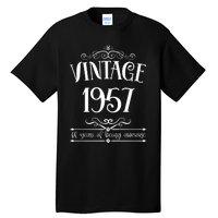 Vintage 1957 68 Years Of Being Awesome 68th Birthday Tall T-Shirt