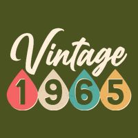 Vintage 1965 60th Birthday Retro Teardrop Design Backpack