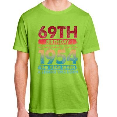 Vintage 1954 69 Year Old Gifts Limited Edition 69th Birthday Adult ChromaSoft Performance T-Shirt