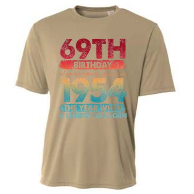 Vintage 1954 69 Year Old Gifts Limited Edition 69th Birthday Cooling Performance Crew T-Shirt