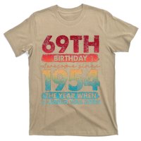 Vintage 1954 69 Year Old Gifts Limited Edition 69th Birthday T-Shirt