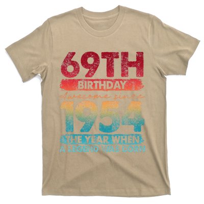 Vintage 1954 69 Year Old Gifts Limited Edition 69th Birthday T-Shirt