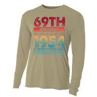 Vintage 1954 69 Year Old Gifts Limited Edition 69th Birthday Cooling Performance Long Sleeve Crew