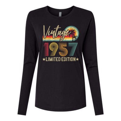 Vintage 1957 67th Birthday 67 Years Old Limited Edition Womens Cotton Relaxed Long Sleeve T-Shirt