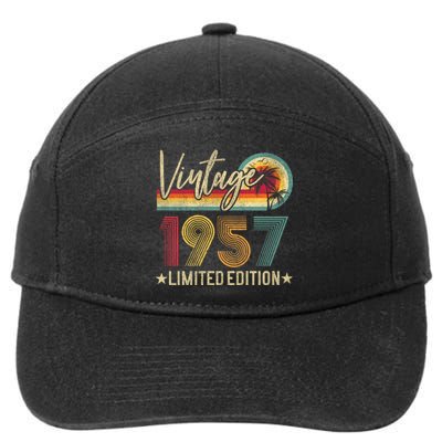 Vintage 1957 67th Birthday 67 Years Old Limited Edition 7-Panel Snapback Hat